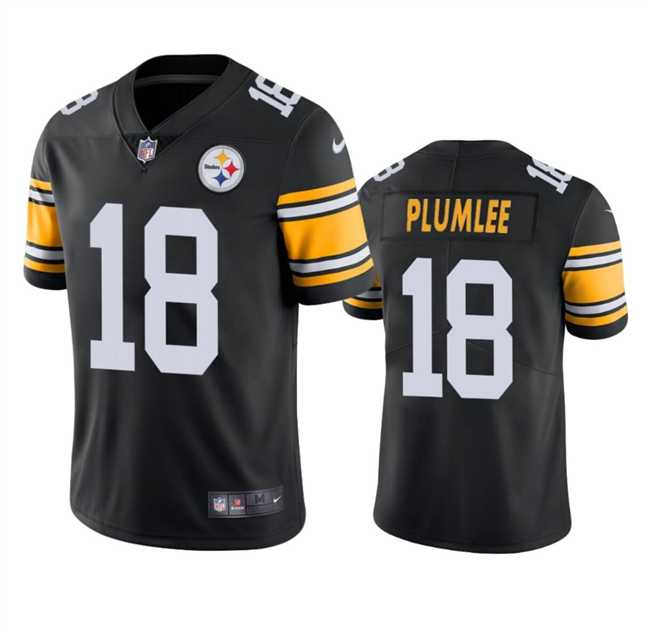 Men & Women & Youth Pittsburgh Steelers #18 John Rhys Plumlee Black Vapor Untouchable Limited Football Stitched Jersey